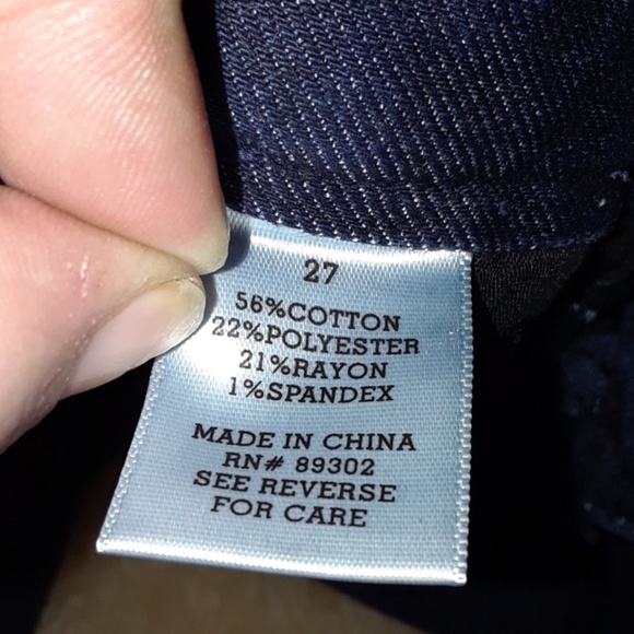 altar'd state Dark wash Wide/FlareTrouser Jeans - Picture 7 of 8